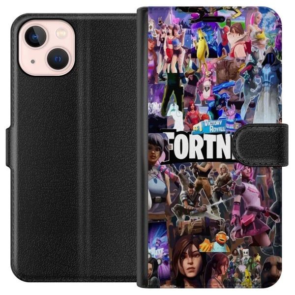 Kompatibelt Lommeboketui til Apple iPhone 13 mini Fortnite Kompatibelt Lommeboketui til Apple iPhone 13 mini Fortnite