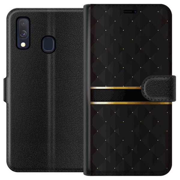 Kompatibel Tegnebogsetui til Samsung Galaxy A40 Glamourøst