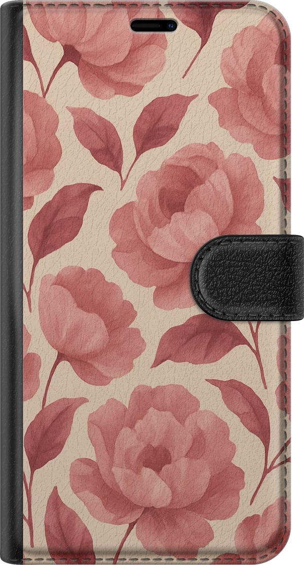 Kompatibelt Plånboksfodral till Samsung Galaxy A52s 5G Rose Bloom
