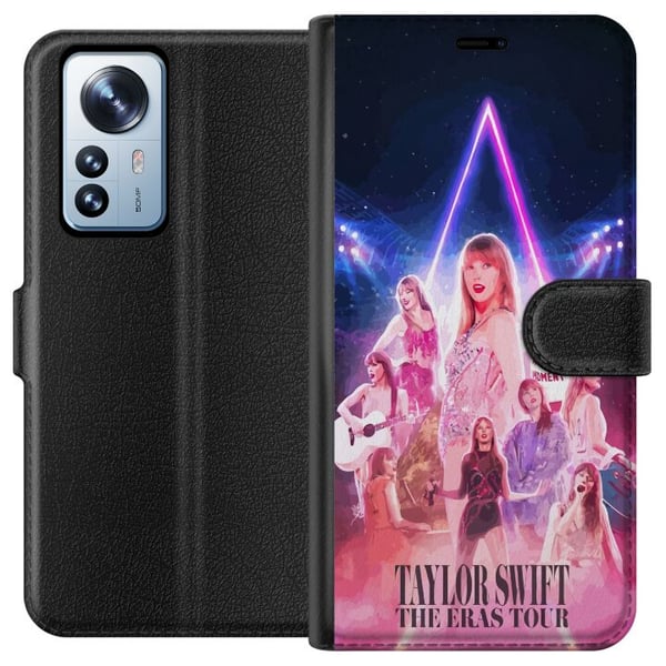 Kompatibelt Plånboksfodral till Xiaomi 12 Pro Taylor Swift Galaxy Neon