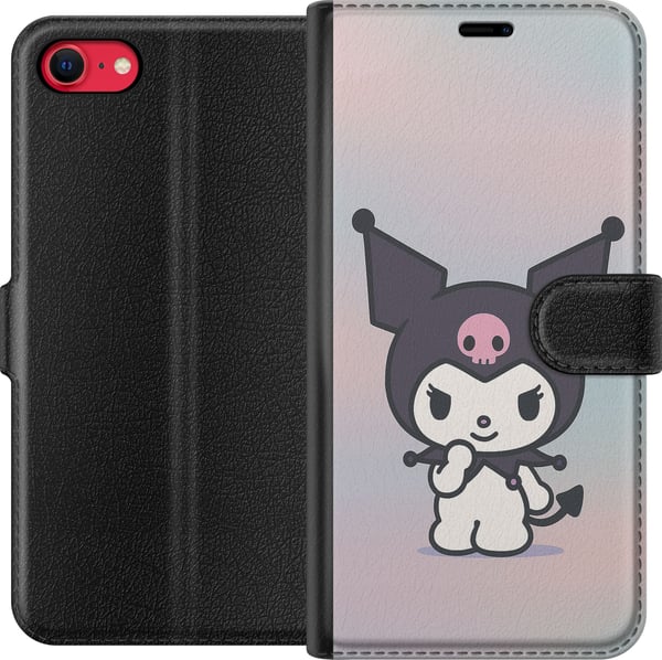 Yhteensopiva Lompakkokotelo Apple iPhone SE (2022) Kawaii Sanrio Kuromi