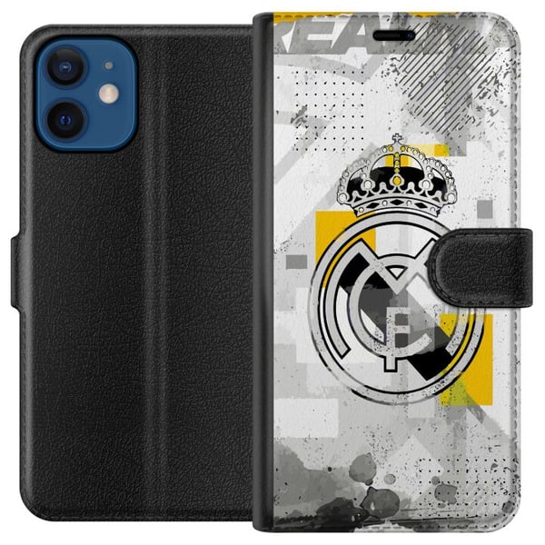 Kompatibelt Lommeboketui til Apple iPhone 12 Real Madrid