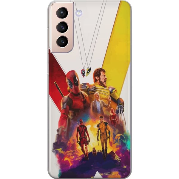 Kompatibelt Mobildeksel til Samsung Galaxy S21 Wolverine Deadpool Kompatibelt Mobildeksel til Samsung Galaxy S21 Wolverine Deadpool