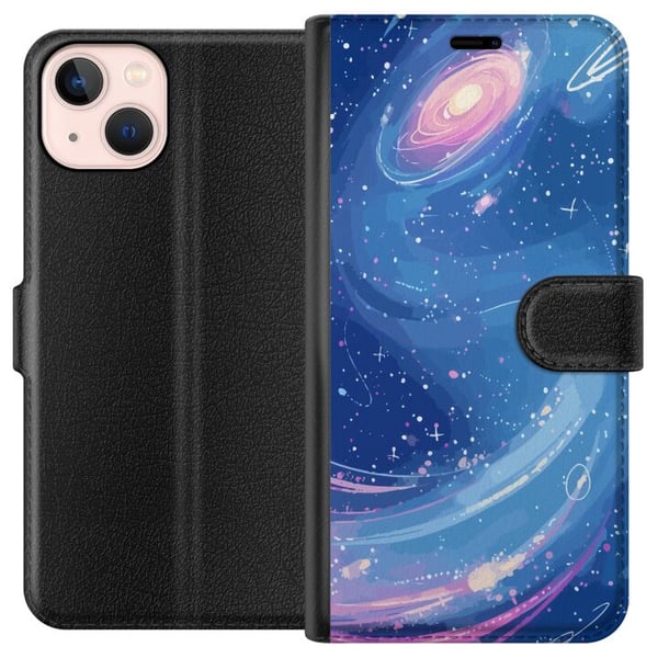 Kompatibelt Lommeboketui til Apple iPhone 13 mini Galaksen Kompatibelt Lommeboketui til Apple iPhone 13 mini Galaksen