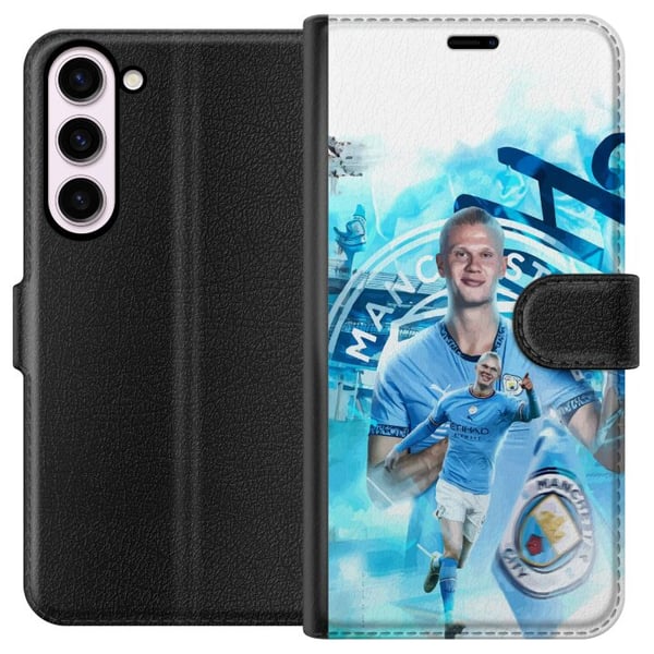 Kompatibel Tegnebogsetui til Samsung Galaxy S23+ Erling Haaland Manchester City Norge ultrahurtig og stærk angriber med utrolig effektivitet og topni Kompatibel Tegnebogsetui til Samsung Galaxy S23+ Erling Haaland Manchester City Norge ultrahurtig og stærk angriber med utrolig effektivitet og topni