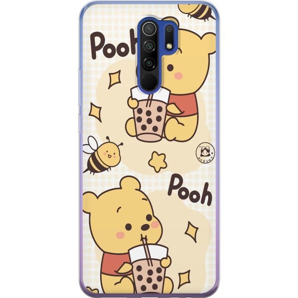 Kompatibelt Mobilskal till Xiaomi Redmi 9 Nalle Pooh Style – klassiskt björnmotiv i ny tolkning