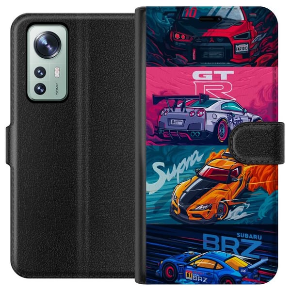 Kompatibelt Lommeboketui til Xiaomi 12 Subaru Racing