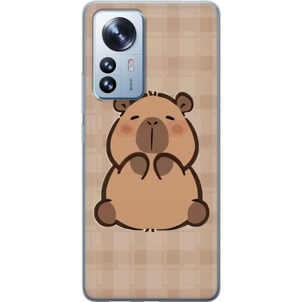 Yhteensopiva Puhelinkuori Xiaomi 12 Pro Mobilskal kawaii capybara flera figurer japansk stil