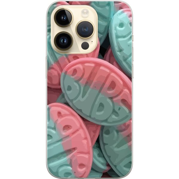 Kompatibelt Mobilskal till Apple iPhone 14 Pro BUBS Giant Sour Skulls