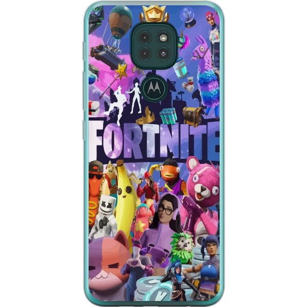 Kompatibel Mobilcover til Motorola Moto G9 Play Fortnite Karaktärer Spelmotiv Ikoner Gaming Design Populär