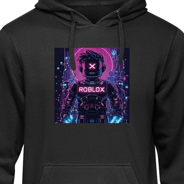 Lapsen huppari Roblox Musta 7-8 Vuotta Lapsen huppari Roblox Musta 7-8 Vuotta