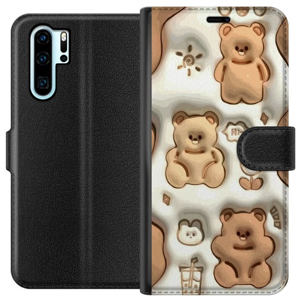 Yhteensopiva Lompakkokotelo Huawei P30 Pro Kuplivat Karhut