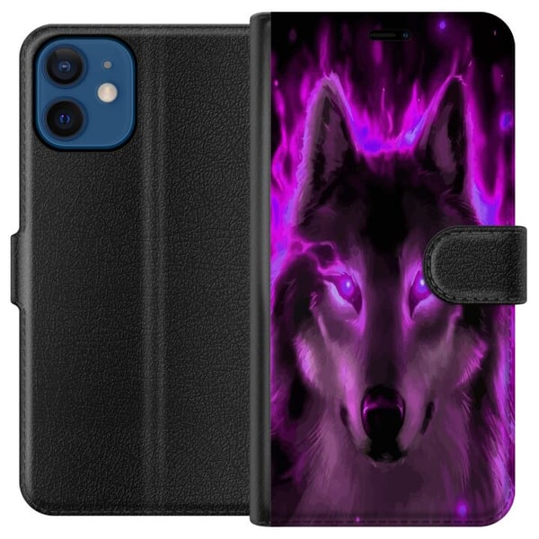 Yhteensopiva Lompakkokotelo Apple iPhone 12 mini Susi