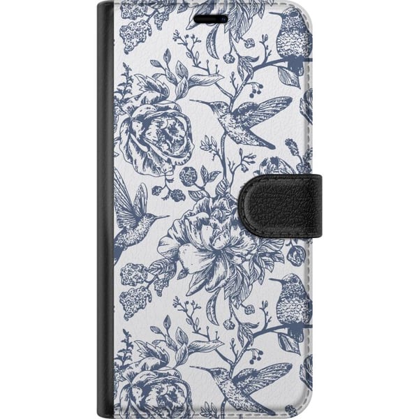 Yhteensopiva Lompakkokotelo Huawei P30 Pro Kukat & Linnut - Romanttinen Vintage-tyylinen Kuviointi