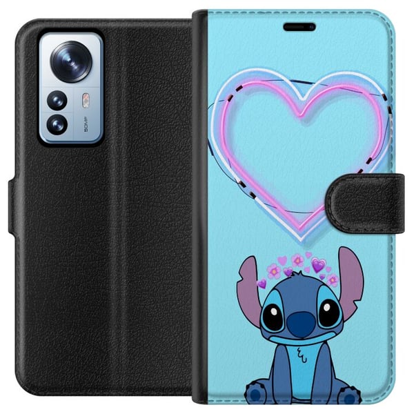 Yhteensopiva Lompakkokotelo Xiaomi 12 Pro Sydän Pistos