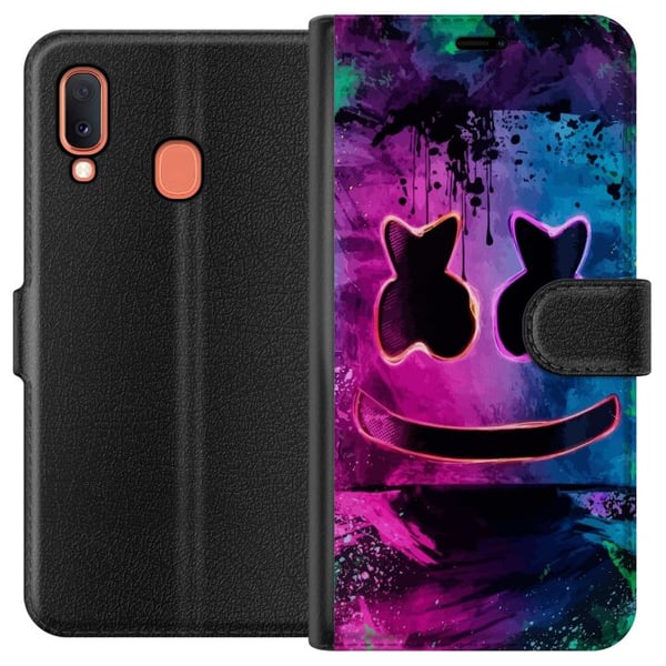 Kompatibelt Plånboksfodral till Samsung Galaxy A20e Pokémon Power Kompatibelt Plånboksfodral till Samsung Galaxy A20e Pokémon Power