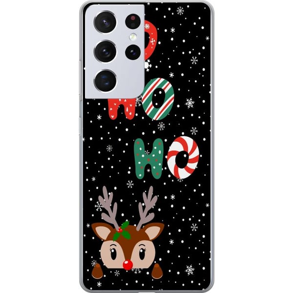 Kompatibelt Mobildeksel til Samsung Galaxy S21 Ultra 5G HO HO HO Kompatibelt Mobildeksel til Samsung Galaxy S21 Ultra 5G HO HO HO