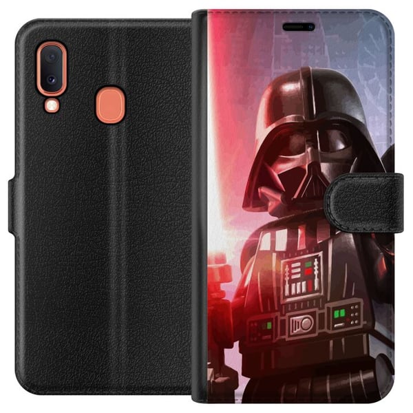 Kompatibelt Lommeboketui til Samsung Galaxy A20e Darth Vader Kompatibelt Lommeboketui til Samsung Galaxy A20e Darth Vader