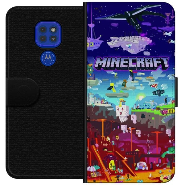 Kompatibel Tegnebogsetui til Motorola Moto G9 Play Minecraft