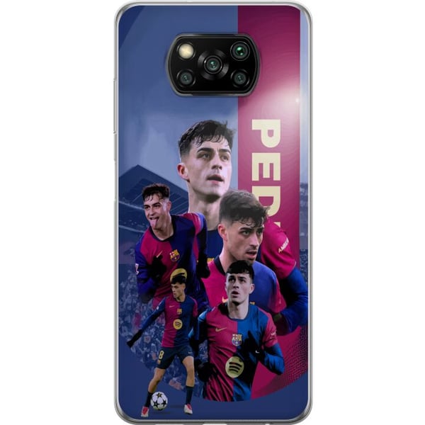 Kompatibel Mobilcover til Xiaomi Poco X3 NFC Pedri Barcelona Spanien fodbold midtbanespiller ungt talent teknisk dygtig spiller med stærk udvikling o