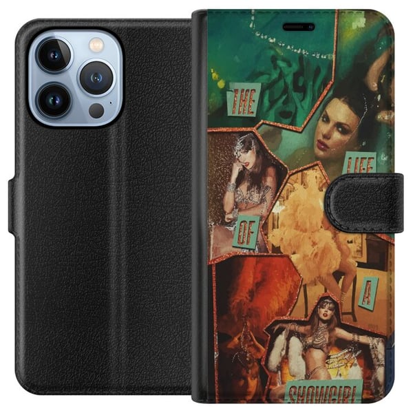 Yhteensopiva Lompakkokotelo Apple iPhone 13 Pro Taylor Swift The Life of a Showgirl – Kultainen showgirl valokeilassa Yhteensopiva Lompakkokotelo Apple iPhone 13 Pro Taylor Swift The Life of a Showgirl – Kultainen showgirl valokeilassa