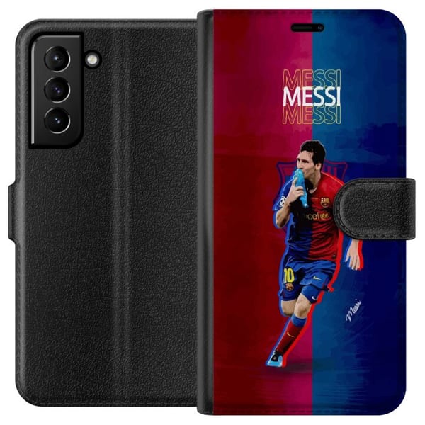Kompatibelt Plånboksfodral till Samsung Galaxy S21+ 5G Messi