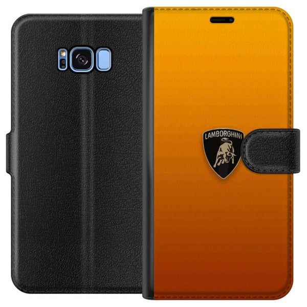 Kompatibelt Plånboksfodral till Samsung Galaxy S8 Lamborghini Kompatibelt Plånboksfodral till Samsung Galaxy S8 Lamborghini
