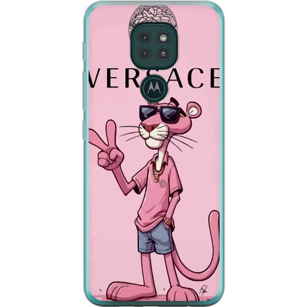 Kompatibelt Mobilskal till Motorola Moto G9 Play Pink Panter Brand