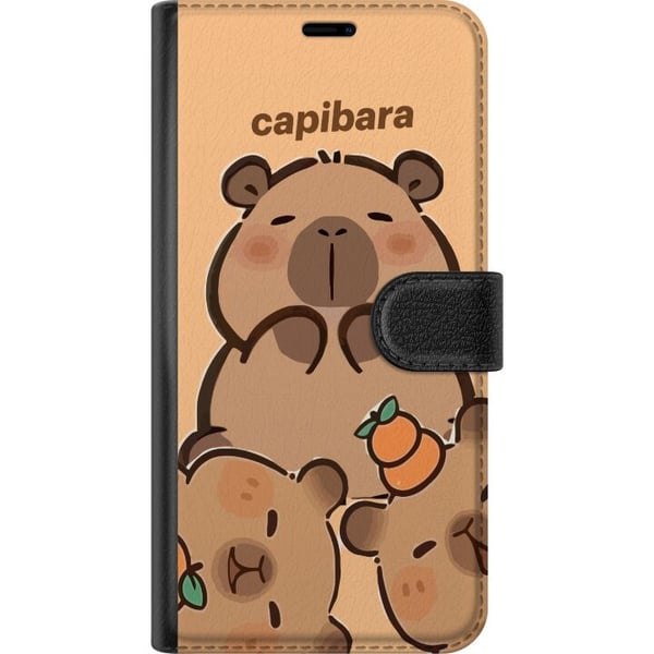 Kompatibelt Plånboksfodral till Samsung Galaxy A32 5G Capybara kawaii söt figur samlarobjekt