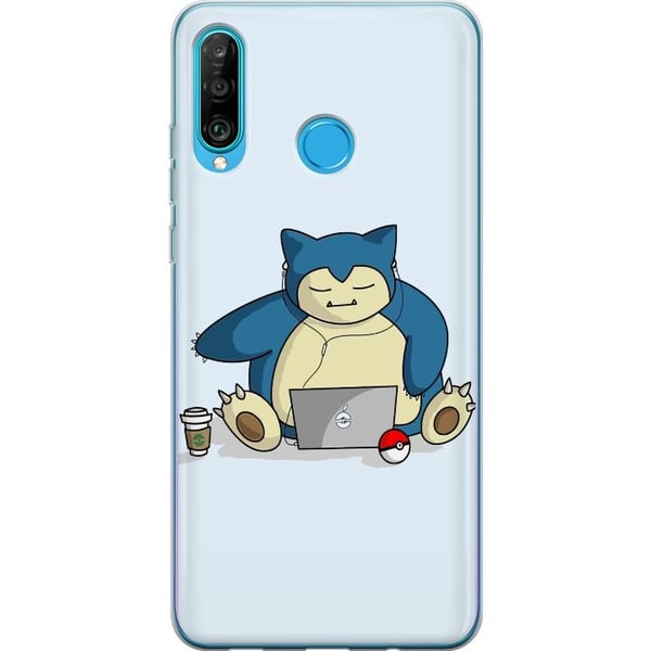 Kompatibelt Mobilskal till Huawei P30 lite Pokemon Rolig
