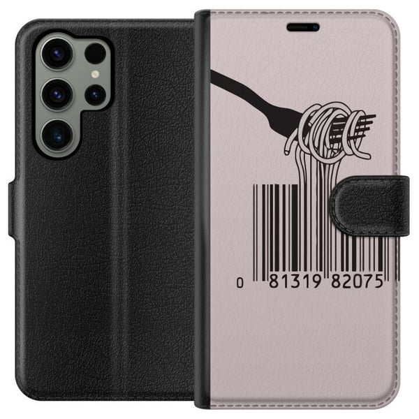 Kompatibel Tegnebogsetui til Samsung Galaxy S23 Ultra Pasta Kode