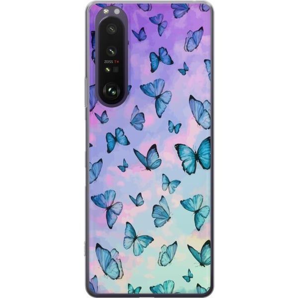 Kompatibel Mobilcover til Sony Xperia 1 III Sommerfugle