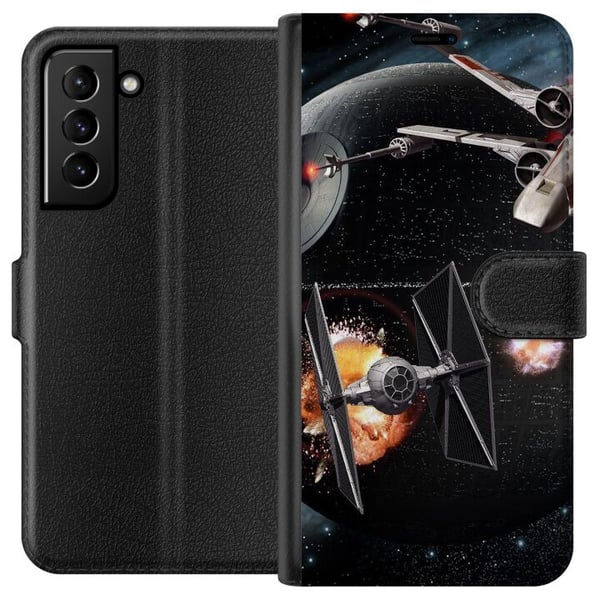 Kompatibelt Lommeboketui til Samsung Galaxy S21+ 5G Star Wars Kompatibelt Lommeboketui til Samsung Galaxy S21+ 5G Star Wars