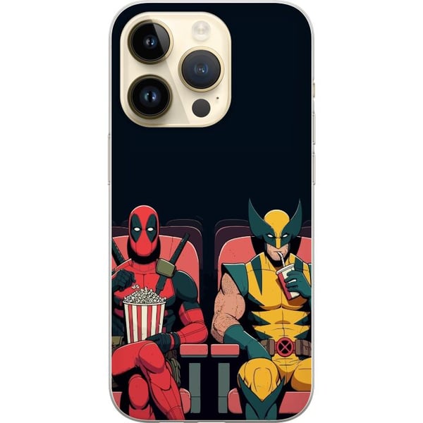 Kompatibelt Mobilskal till Apple iPhone 14 Pro Deadpool & Wolverine