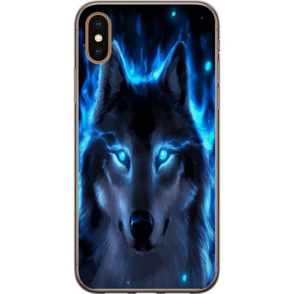 Kompatibelt Mobilskal till Apple iPhone XS Varg Kompatibelt Mobilskal till Apple iPhone XS Varg