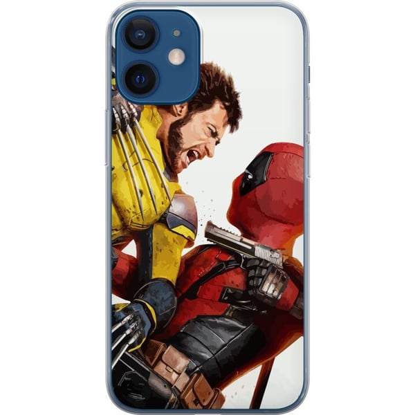 Kompatibelt Mobildeksel til Apple iPhone 12 Deadpool & Wolverine