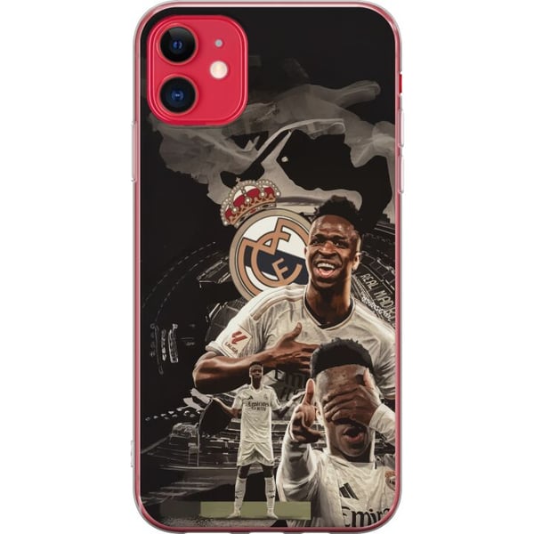Kompatibelt Mobildeksel til Apple iPhone 11 Vinicius Junior Real Madrid Brasil eksplosiv tekniker som skaper målsjanser og driver spillet fremover me