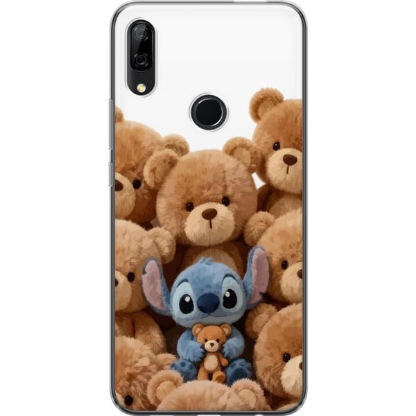 Kompatibel Mobilcover til Huawei P Smart Z Sød og tryg illustration med en fantasifigur omgivet af bamser i varm stil