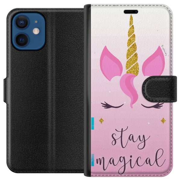 Kompatibelt Lommeboketui til Apple iPhone 12 Unicornsikt