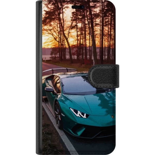 Kompatibelt Lommeboketui til Apple iPhone 13 Pro Lamborghini Superbil Racing Sportsbil