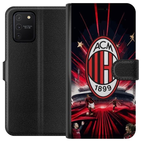 Kompatibelt Lommeboketui til Samsung Galaxy S10 Lite AC Milan Kompatibelt Lommeboketui til Samsung Galaxy S10 Lite AC Milan