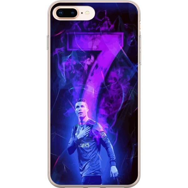 Yhteensopiva Puhelinkuori Apple iPhone 8 Plus Ronaldo 7 - Jalkapallolegenda Toiminnassa Fanien Puolesta Yhteensopiva Puhelinkuori Apple iPhone 8 Plus Ronaldo 7 - Jalkapallolegenda Toiminnassa Fanien Puolesta