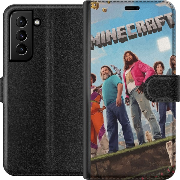 Kompatibelt Plånboksfodral till Samsung Galaxy S21+ 5G A Minecraft Movie