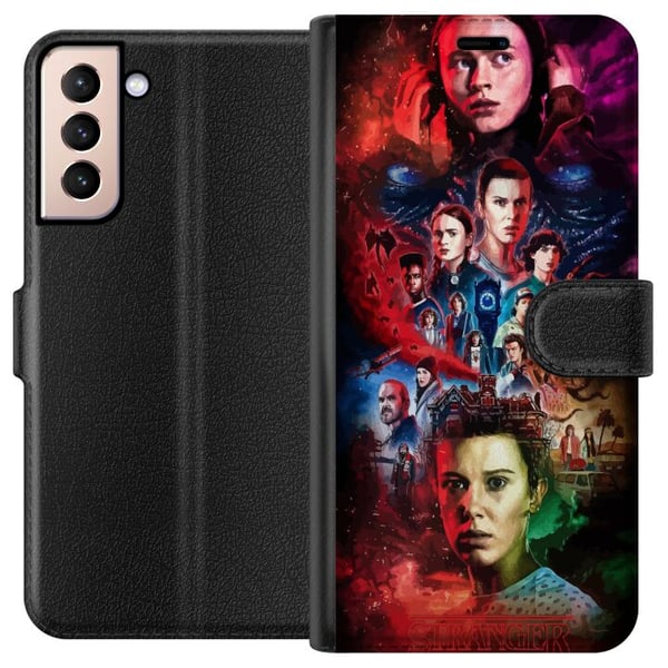 Kompatibelt Lommeboketui til Samsung Galaxy S21 Fremmede Ting 5 Kompatibelt Lommeboketui til Samsung Galaxy S21 Fremmede Ting 5
