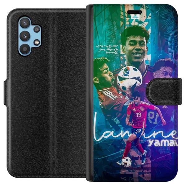 Kompatibelt Plånboksfodral till Samsung Galaxy A32 5G Lamine Yamal FCB