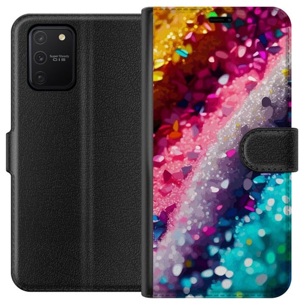 Kompatibelt Lommeboketui til Samsung Galaxy S10 Lite Glitter Kompatibelt Lommeboketui til Samsung Galaxy S10 Lite Glitter