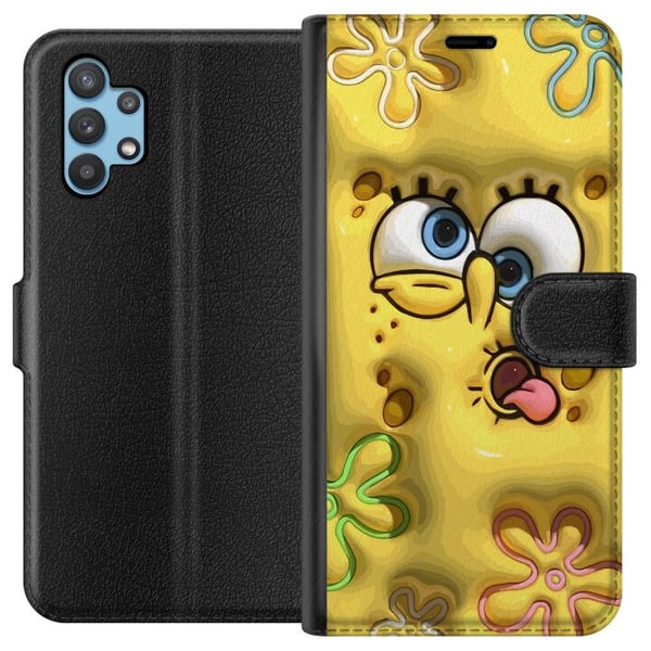 Kompatibelt Plånboksfodral till Samsung Galaxy A32 5G SpongeBob Kompatibelt Plånboksfodral till Samsung Galaxy A32 5G SpongeBob