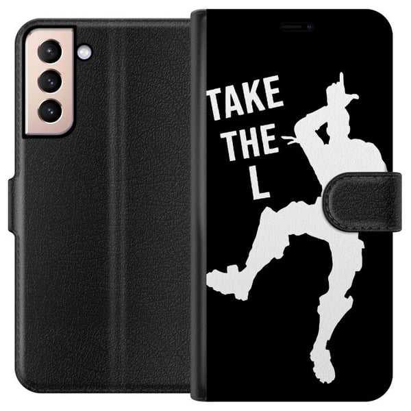 Kompatibelt Lommeboketui til Samsung Galaxy S21 Fortnite Kompatibelt Lommeboketui til Samsung Galaxy S21 Fortnite