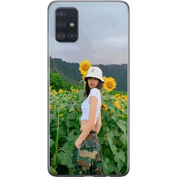 Kompatibel Mobilcover til Samsung Galaxy A51 Lisa BLACKPINK solsikke K-pop-idol