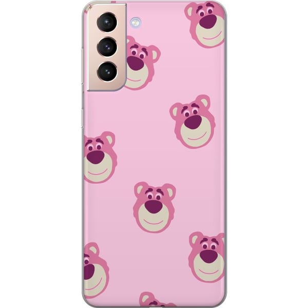 Kompatibelt Mobildeksel til Samsung Galaxy S21 Søte bjørner på rosa bakgrunn, søtt mønster som gir et sjarmerende uttrykk, perfekt gaveidé